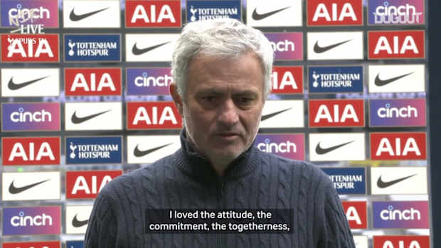 Mourinho; 'I loved the players attitude'